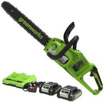 greenworks grandininis pjuklas - Greenworks Cordless Chainsaw, 36 cm - 1 nuotrauka