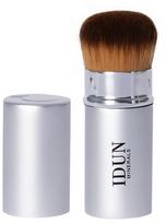 IDUN MINERALS kelioninis biraus makiažo pagrindo ir pudros šepetėlis KABUKI, Nr. 8002, 1 vnt. vnt.