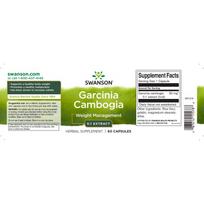 kontrol - Swanson Garcinia Cambogia, 60 kaps. - 2 nuotrauka