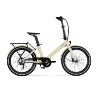 Sulankstomas elektrinis dviratis Eovolt Evening 24" V1 (smėlio spalvos)