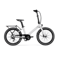 Sulankstomas elektrinis dviratis Eovolt Evening 24" V1 (pilkos spalvos)