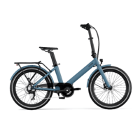 Sulankstomas elektrinis dviratis Eovolt Evening 24" V1 (mėlynos spalvos)