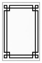 Kilimas Conceptum Hypnose 369HFT3817, baltas/juodas, 150 cm x 80 cm