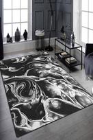 Kilimas Conceptum Hypnose Mystery 286CHL4808, baltas/juodas, 80 cm x 140 cm