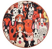 Kilimas Conceptum Hypnose Dogs 882CHL1328, įvairių spalvų, 140 cm x 140 cm