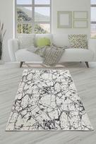 Kilimas Conceptum Hypnose Marble 882CHL1890, baltas/juodas, 180 cm x 120 cm