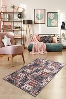 Kilimas Conceptum Hypnose Jasmin 882CHL1526, juodas/raudonas/pilkas/kreminės spalvos, 150 cm x 80 cm