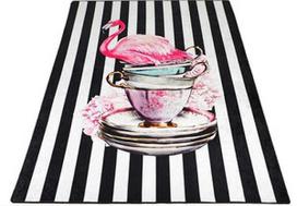 Kilimas Conceptum Hypnose Cup Of Flamingo 882CHL3570, baltas/juodas/rožinis, 200 cm x 100 cm