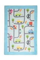 Kilimas Conceptum Hypnose Baby Cars 876CHL1066, mėlynas/įvairių spalvų, 140 cm x 190 cm