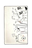 Kilimas Conceptum Hypnose Be Happy 876CHL1081, smėlio/įvairių spalvų, 160 cm x 100 cm