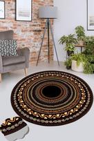 Kilimas Conceptum Hypnose Mystic Mandala 286CHL7078, rudas/įvairių spalvų, 100 cm x 100 cm