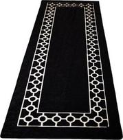 Kiliminis takas Conceptum Hypnose Bague Black 286CHL6735, baltas/juodas, 3000 mm x 800 mm