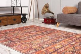 Kilimas Conceptum Hypnose Soul Chenille 473RTP1698, rudas/raudonas/oranžinis, 190 cm x 140 cm