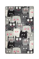 Kilimas Conceptum Hypnose Cats 876CHL1130, pilkas/įvairių spalvų, 140 cm x 190 cm