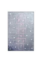 Kilimas Conceptum Hypnose Hopscotch 876CHL1248, pilkas/įvairių spalvų, 160 cm x 100 cm