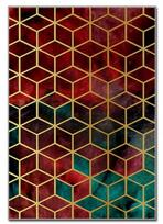 Kilimas Conceptum Hypnose ASR 288NGR2166, aukso/raudonas/žalias, 180 cm x 100 cm