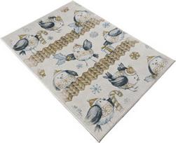 Kilimas Conceptum Hypnose – 213HFT1166, mėlynas/rudas/kreminės spalvos, 150 cm x 80 cm