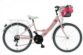 Vaikiškas dviratis Kands Giulietta, 130-165 cm, 24" aliumininiai ratai, Shimano, Rožinis