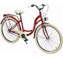 Dviratis AZIMUT Vintage 28" 3-speed 2023 burgund-cream shiny