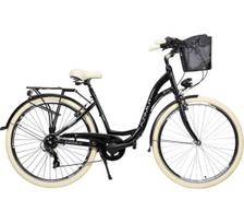 Dviratis AZIMUT Sarema 28" ALU TX-7 2023 black shiny