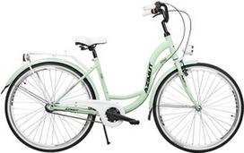 Dviratis miesto Azimut Vintage 3-Speed, 28 ", 17" (41.91 cm) rėmas, baltas/mėtinė