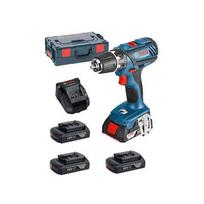 Suktuvas-gręžtuvas Bosch GSR 18-2-Li Plus; 18 V; 4x1,5 Ah akum.