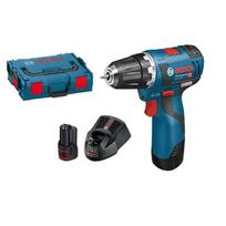 Suktuvas-gręžtuvas Bosch GSR 12V-20; 12 V; 2x3,0 Ah akum.