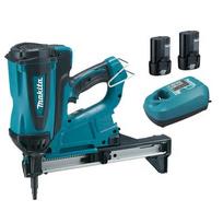 Akumuliatorinis / dujinis viniakalis Makita GN420CLSE; 7,2 V; 2x1,0 Ah; akum.