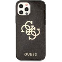 telefonas iphone pro max 12 - Guess "GUHCP12LPCUGL4GBK TPU Big 4G Full Glitter Case iPhone 12 Pro Max" - 1 nuotrauka