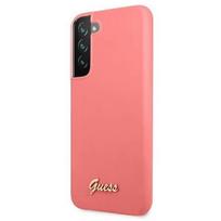 samsung s22 plus - Guess "GUHCS22MLSLMGFU Silicone Metal Logo Script Case Galaxy S22 Plus" - 1 nuotrauka