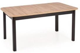 isskleidziamas stalas 90 - Florian, juodas/ąžuolo, 1600 - 2280 mm x 900 mm x 780 mm - 1 nuotrauka