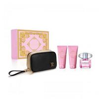 versace bright crystal - Versace Bright Crystal: EDT 90 ml + dušo želė 100ml + kūno losjonas 100 ml + kosmetinis krepšys - 2 nuotrauka