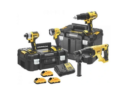 Dewalt DEVALTAS. COMBO RINKINYS 18V DCK440L3T 3x3,0Ah TSTAK