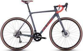 Dviratis Cube Cross Race Pro pilkas'n'raudona 2023-53 cm (Dydis: 53 cm)