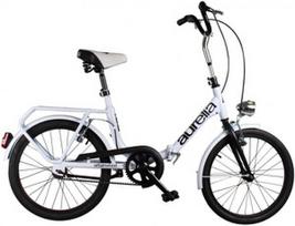 Dviratis sulankstomas Aurelia Folding, 20 ", 17" (41.91 cm) rėmas, baltas
