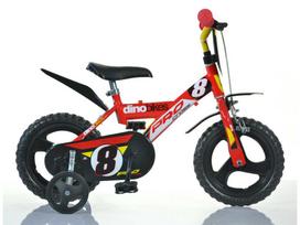 dviracio dinama - DINO BIKES Pro-cross dviratis 12" , raudonas, 123GLN-06 - 1 nuotrauka