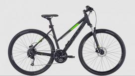  Dviratis 28" Bulls Crossbike 2 trapez 27g juodas