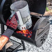 griliaus kepsnines - Grilis Char-Griller Smokin Champ, juoda, 157.4 cm - 4 nuotrauka