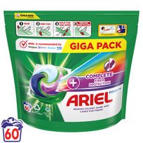 Ariel All-in-1 PODs +Fiber Care Protection Skalbimo Kapsulės, 60 Skalb