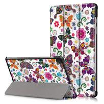 deklas lenovo tab m10 plus - Lenovo Tab M10 Plus X606 10.3 dėklas Smart Leather butterfly - 1 nuotrauka