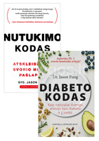 Knygų rinkinys. Antsvorio kontrolė. Nutukimo kodas + Diabeto kodas