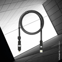  Rolling Square inCharge® XL, 100W, USB-C/Lightning/Micro USB,3m/ 6770085