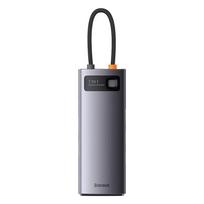 baseus usb ethernet - Hub 7in1 Baseus Metal Gleam Series, USB-C to 3x, USHBASWKWG040013 - 1 nuotrauka
