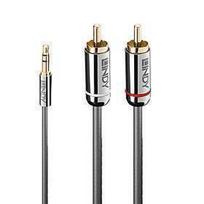 3.5mm to 3.5mm - LINDY CABLE AUDIO 3.5MM TO PHONO/0.5M 35332 - 1 nuotrauka
