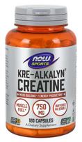 kreatinas creatine - NOW Kre-Alkalyn Creatine 750mg 120 vnt - 1 nuotrauka
