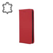 Natūralios odos Smart Pro dėklas, skirtas Samsung Galaxy S20 FE / S20 LITE / S20 FE 5G maroon