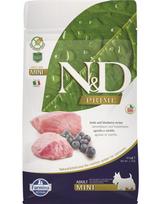 primus d - FARMINA N&D PRIME DOG ėriena AND BLUEBERRY ADULT MINI 800g - 2 nuotrauka