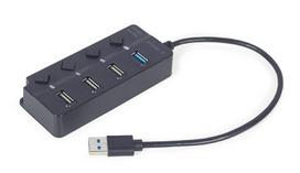 Gembird UHB-U3P1U2P3P-01 4 prievadų USB šakotuvas (1 x USB 3.1   3 x USB 2.0)
