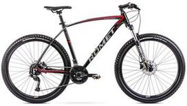 Dviratis kalnų Romet Mustang M7.1, 27.5 ", 21" rėmas, juodas/raudonas