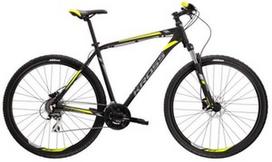 Dviratis kalnų Kross Hexagon 5.0, 27 ", XS rėmas, juodas/geltonas